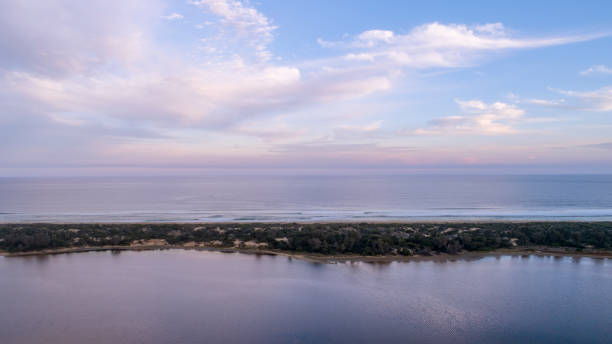 istock Lakes Entrance at dusk 1320448201