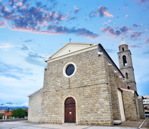 istock Propriano church, Corsica 1320450151