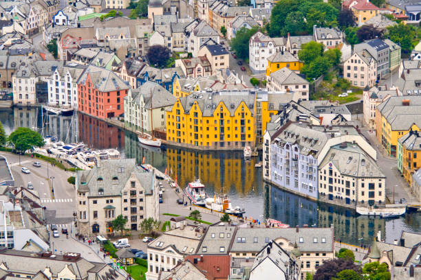 istock Cityscape View, Alesund, Norway 1320455268