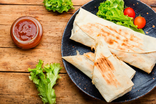 istock Shawarma sandwich or doner kebab 1320459209