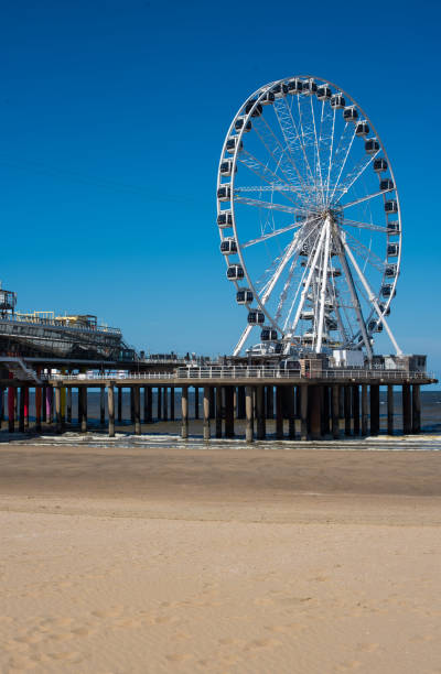 istock Ferris wheel near the sea 1320460908