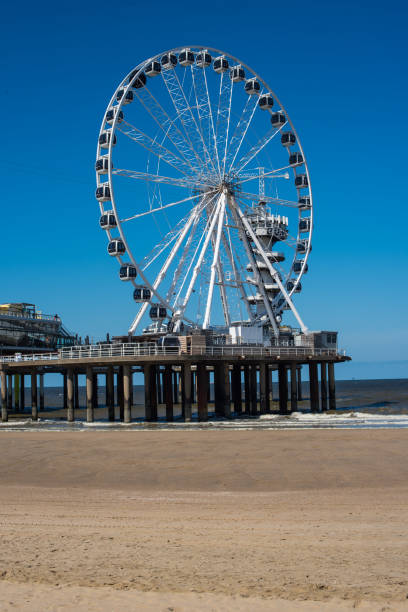 istock Ferris wheel near the sea 1320460958