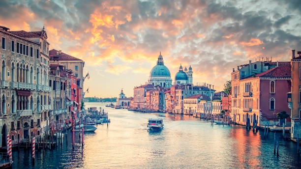 istock Grand Canal in Venice city 1320463495
