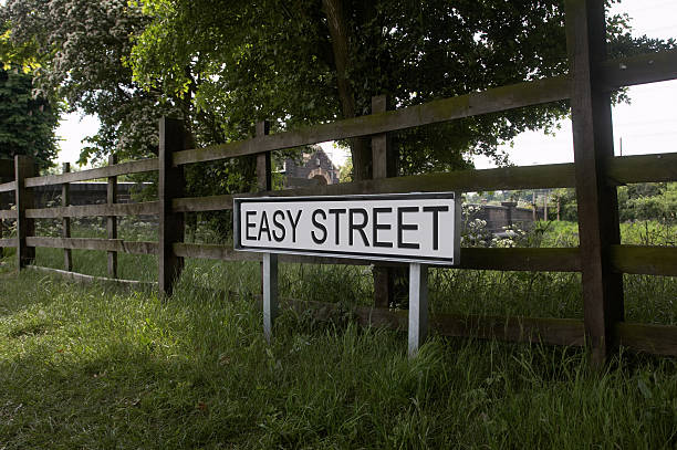 istock Easy Street signpost 132046379