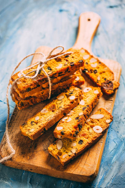 biscotti i kawa - cantuccini zdjęcia i obrazy z banku zdjęć