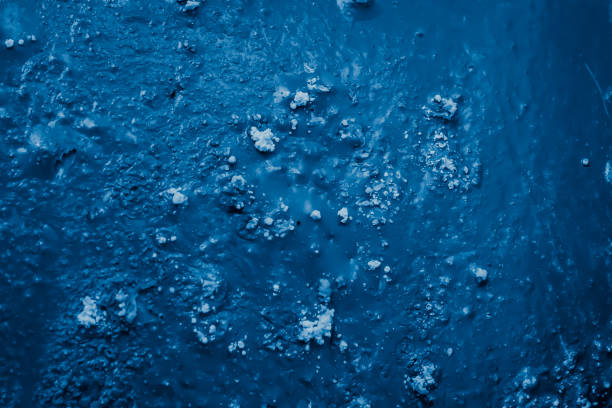istock old wall painted blue color. background or textura 1320470562