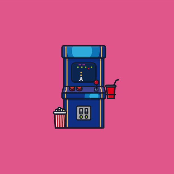 ilustrações, clipart, desenhos animados e ícones de ilustração vetorial de jogos de arcade - amusement arcade illustrations