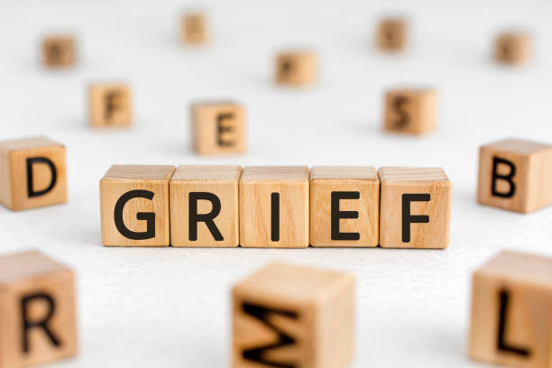 istock Grief - word from wooden blocks with letters 1320473308