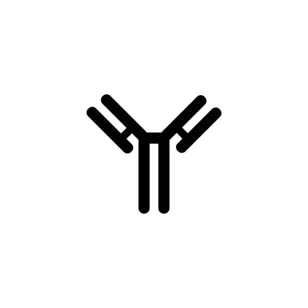 Antibody to the virus black line icon. Covid-19, 19, covid. Trendy flat isolated symbol sign can be used for: illustration, outline, logo, mobile, app, emblem, design, web, dev, ui, ux. Vector EPS 10 Antibody to the virus black line icon. Covid-19, 19, covid. Trendy flat isolated symbol sign can be used for: illustration, outline, logo, mobile, app, emblem, design, web, dev, ui, ux. Vector EPS 10 viral antigen stock illustrations