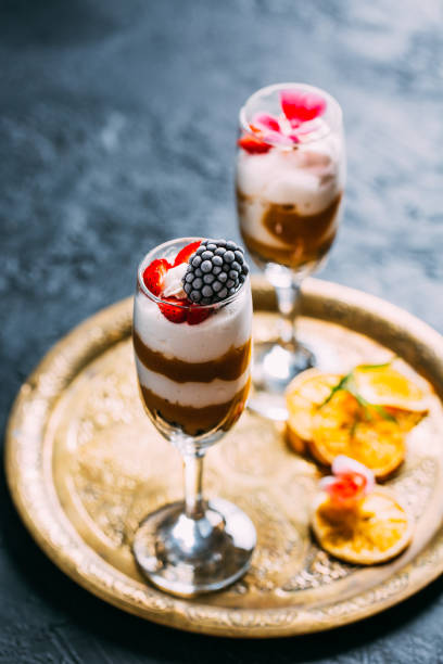 istock Delicious Magnolia Desserts in Glass 1320475416