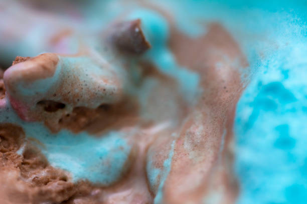 Bubble gum ice cream