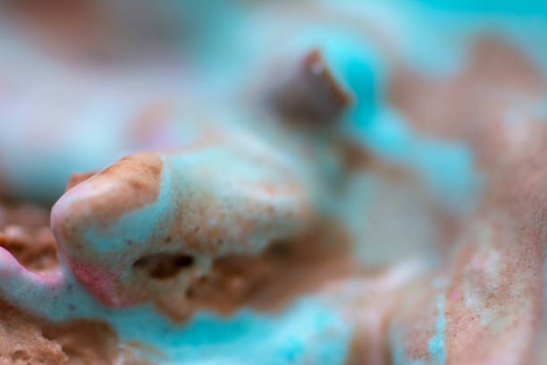 Bubble gum ice cream