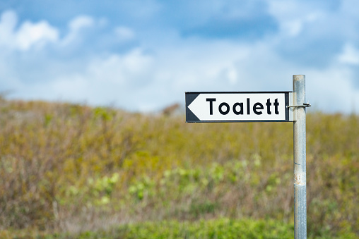 Swedish Toilet sign