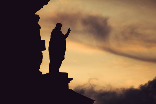istock Silhouette of the holy apostle 1320480873