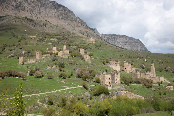istock Military towers, Ingushetia 1320487442