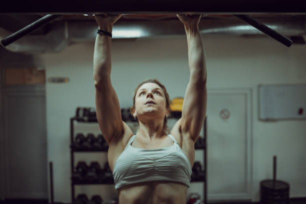 istock Strong fit woman exercising 1320488779