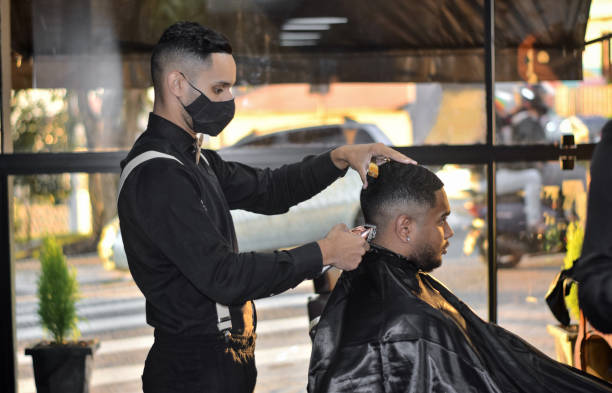 980+ Black Barbershop Mask Stock Photos, Pictures & Royalty-Free Images -  iStock