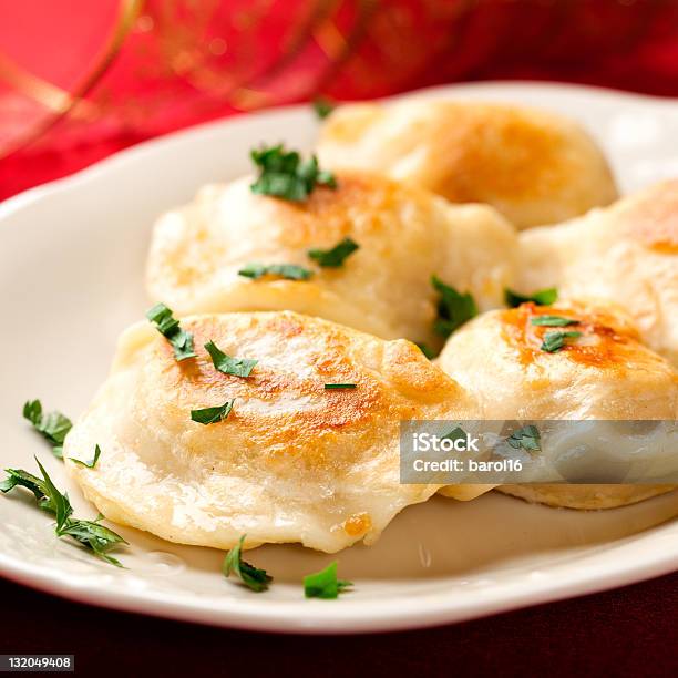 Pierogi Polish Christmas Cuisine Stock Photo - Download Image Now - Pierogi, Celebration, Christmas