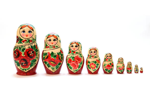 istock A set of nesting dolls lined up from largest to smallest 1320500870
