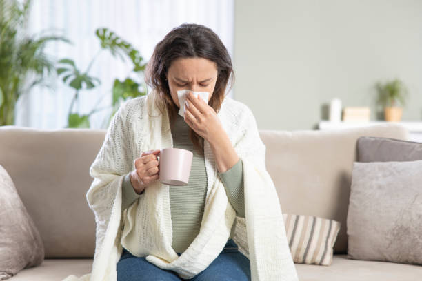 istock Young woman suffering from cold 1320506994