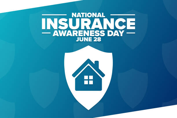 National Insurance Awareness Day. June 28. Holiday concept. Template for background, banner, card, poster with text inscription. Vector EPS10 illustration. National Insurance Awareness Day. June 28. Holiday concept. Template for background, banner, card, poster with text inscription. Vector EPS10 illustration insurance stock illustrations