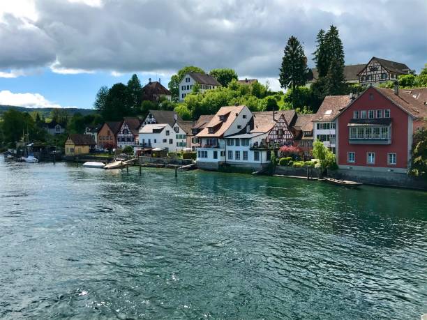 istock Suisse - stone on the rhine - canton de Schaffouse 1320510598