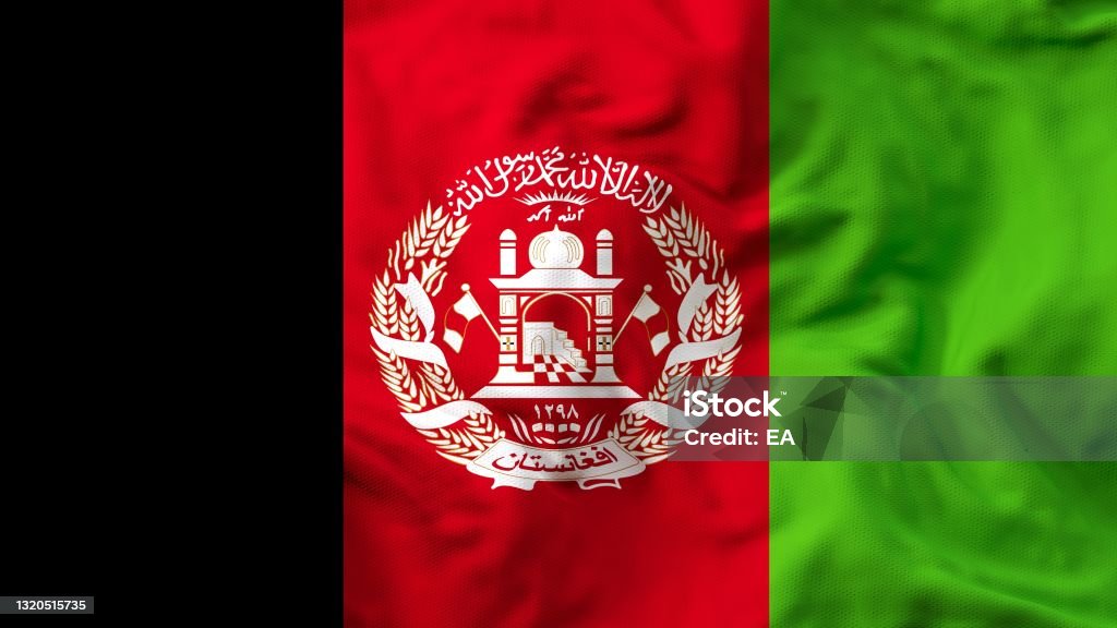 Afghanistan Flagge 4k Stockfoto und mehr Bilder von Afghanische Flagge -  Afghanische Flagge, Abstrakt, Biegung - iStock