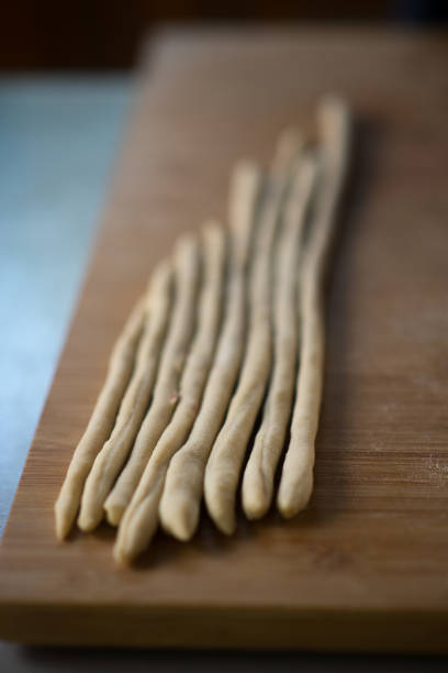 gnocchi ribbons in a table