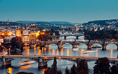 istock bridges of Prague at Twilight, Czech Republic 1320519704