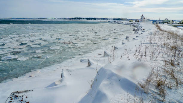 North Rustico Harbour at Winter, Prince Edward Island, Canada