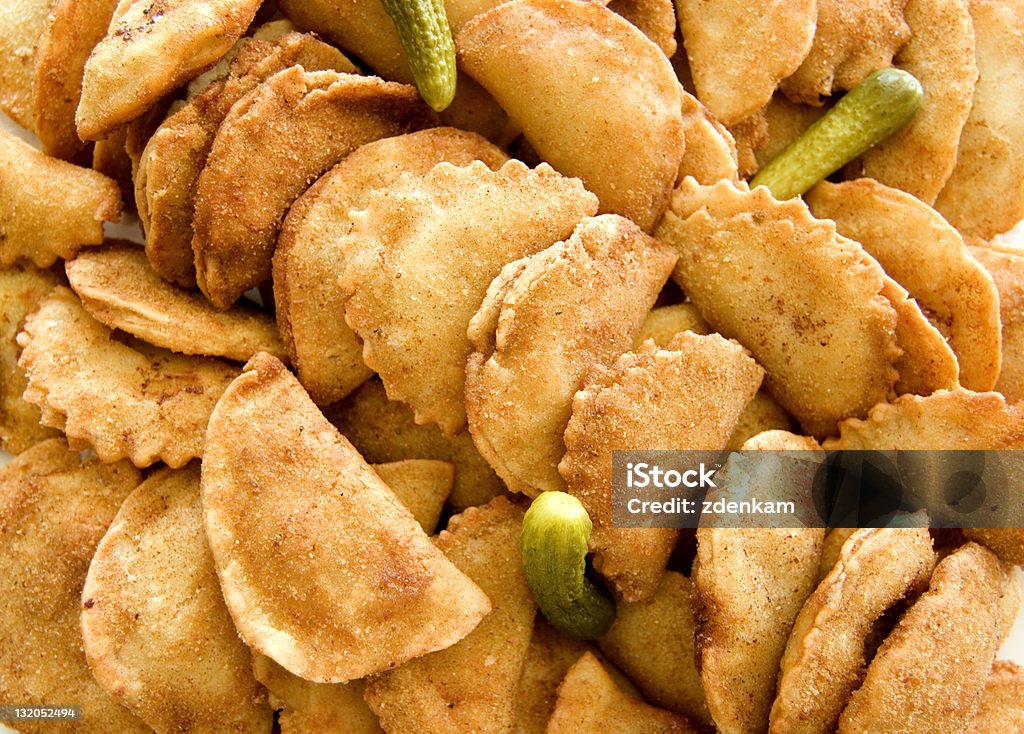 golden appetizers small deep-fried appetizers with pickles Appetizer Stock Photo