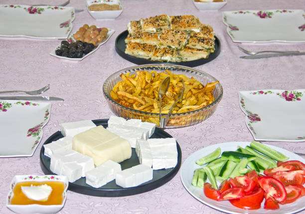 istock Delicious traditional Turkish breakfast 1320526482