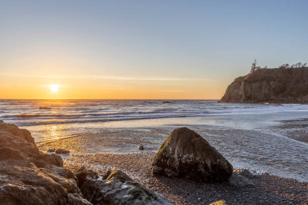istock Sunset along the rugged coast of Washington on Ruby Beach 1320526663