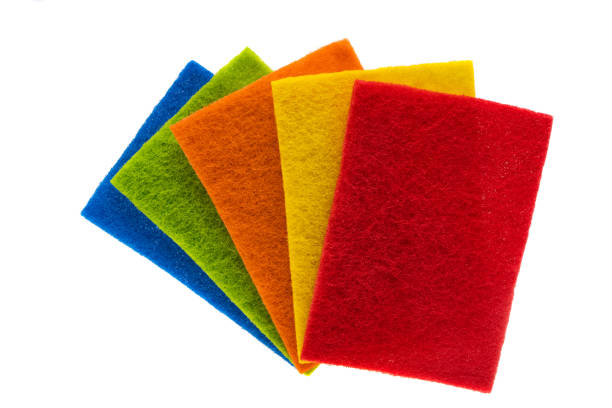 istock colored cleaning wipes for cleaning isolated 1320529910