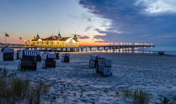 istock Pier Ahlbeck on Usedom at dawn 1320540894