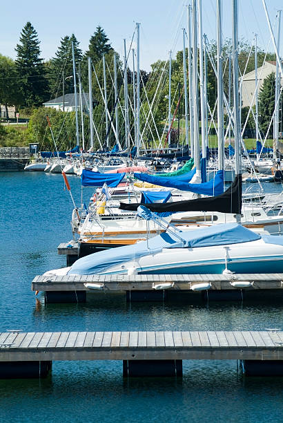 istock Boats in Thornbury Harbour 132055016