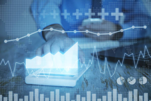 istock Investment graph. Internet, Technology. Financial concept 1320550663