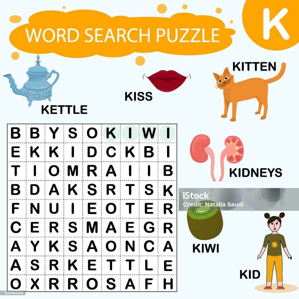 아이들을위한 벡터 교육 게임 문자 K로 시작하는 단어를 찾기위한 퍼즐 퍼즐에 대한 스톡 벡터 아트 및 기타 이미지 - 퍼즐, 교육,  브레인 티저 - iStock 아이들을위한 벡터 교육 게임 문자 K로 시작하는 단어를 찾기위한 퍼즐 퍼즐에 대한 스톡 벡터 아트 및 기타 이미지 - 퍼즐, 교육,  브레인 티저 - Istock