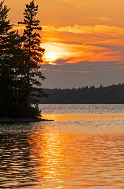istock Sunset and Clouds in the Great North Woods 1320558869