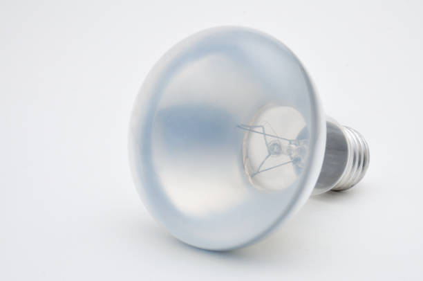Spot lamp for room lighting on isolated white background