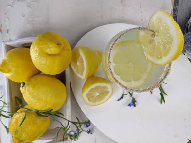 istock A glass of lemonade with lemons 1320565220