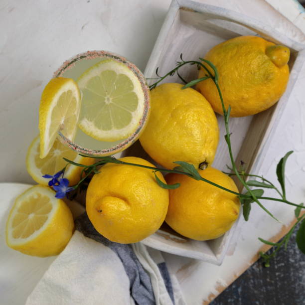 istock A glass of lemonade with lemons 1320565374