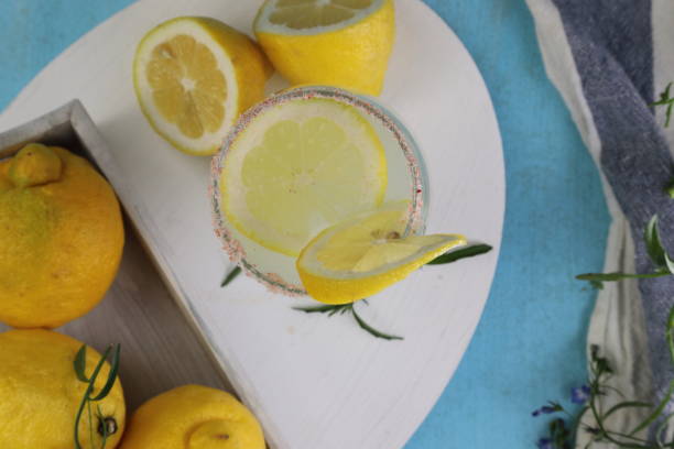 istock A glass of lemonade with lemons 1320565375