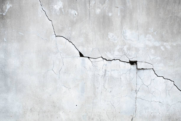 istock Old Concrete wall is broken and black and white color,cement background 1320572949