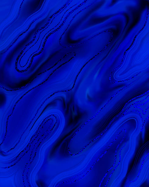 istock The texture of blue liquid marble. Blue shiny background with natural texture. Design of backgrounds, banners, flyers, invitations, postcards, packaging 1320578158