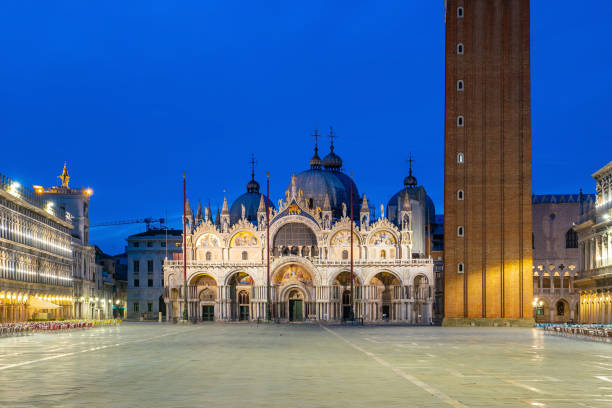 istock St. Mark's square in Venice during sunrise 1320578535