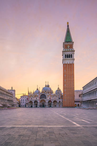 istock St. Mark's square in Venice during sunrise 1320578542