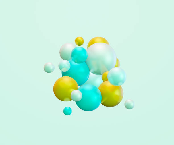 istock abstract colorful balls or bubbles. 3d rendering illustration. Festive poster or banner design . design minimalist . premium design minimalist . 1320580248