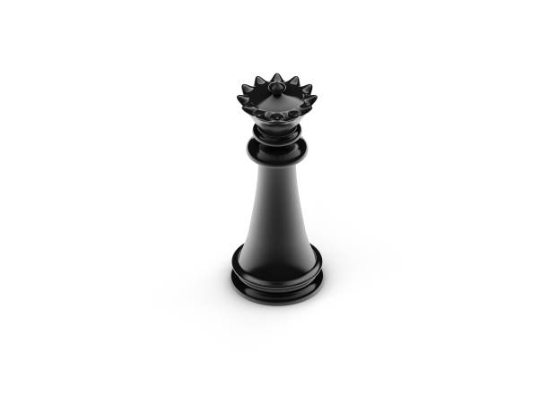 istock Queen chess piece isolated on white background 1320582583
