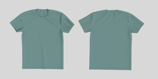 istock men's short sleeve t-shirt mockup in front and back views 1320583452